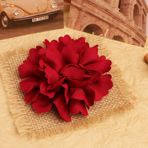 Flor de Camelia 3D Hecha a Mano de Tela de 10cm para Accesorios de Ropa, Cabello, Zapatos, Bolsos, Decoración Primavera 2024, Origen Jinhua - Product Image 4