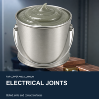 Graisse conductrice électrique 1KG, pâte de savon complexe enrichie en zinc pour joints boulonnés en cuivre et aluminium, OEM ODM