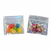 Mini-sachets holographiques refermables en Mylar, pochettes d'emballage en plastique et feuille d'aluminium pour bijoux, pilules, poudres, appâts et hameçons