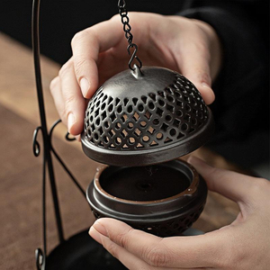 Most Selling cense Burners Wholesale Metal Arabic Bakhoor Incense Cone Burner with Elegant Design for <b>Home</b> Fragrance - Product Image 5