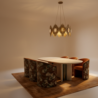 Fauteuil de salon ergonomique de luxe moderne en velours avec structure en bois massif, chaise de salle à manger design pour villa et manoir