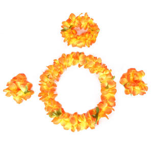 Mode avant budget amical guirlande Bracelet Hula fleur Leis collier hawaïen pour la fête - Product Image 4