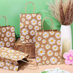 Eco-Friendly <b>Brown</b> Kraft <b>Paper</b> Shopping <b>Bag</b> with Colorful Gift Craft <b>Paper</b> <b>Bags</b> for Takeout and Parties - Product Image 2