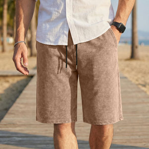 Shorts Transpirables de Estilo Único con Cintura Elástica y Bolsillos Laterales, Secado Rápido, el Mejor Diseño, Shorts con Lavado Ácido - Product Image 4