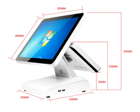 Caisse enregistreuse paiement bureau libre service pos machine écran tactile windows