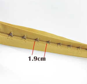 Bande de fermeture <span class=keywords><strong>à</strong></span> agrafes et œillets en coton enduit pour sous-vêtements - Product Image 5