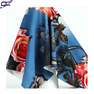 Shaoxing Supplier Custom Print 4-Wege-Stretch Weiche Bio-umwelt freundliche gestrickte Bambus French Terry Stoff für Kinder kleidung - Product Image 5