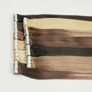 Extensiones de Cabello Amygirl 100% Remy, Lisas, de una Sola Trama, con Cinta Adhesiva, Cabello Humano Virgen Ruso, Estilo Yaki, Todos los Colores Disponibles - Product Image 3