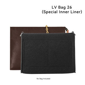 กระเป๋าผ้าขนาดใหญ่สำหรับจัดระเบียบกระเป๋า Speedy <span class=keywords><strong>Tote</strong></span> ทำจากผ้าสักหลาด ใช้จัดเก็บของได้หลากหลาย ใช้เป็นกระเป๋าใส่เครื่องสำอาง หรือใส่ในกระเป๋าถือ - Product Image 1