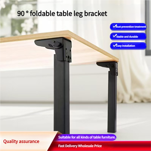Chân bàn gấp 90 độ, chân đỡ gấp, chân bàn cắm trại, chân bàn máy tính, chân kim loại - Product Image 2