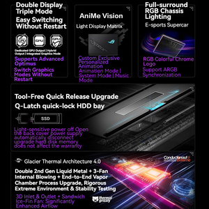 Ordinateur portable de jeu <span class=keywords><strong>Asus</strong></span> Rog Strix Scar 18, processeur Core I9-290HX, carte graphique Rtx 5090, écran 18 pouces 2.5K 240Hz MiniLED - Product Image 3