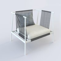 Minimaliste patio loisirs cadre En Aluminium à manger chaises en plein air jardin chaise de bar ensemble