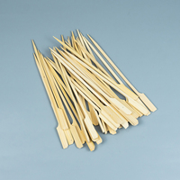 Brochettes longues jetables en bambou avec logo personnalisé pour kebab et barbecue – Idéales pour le camping, les fêtes et les restaurants