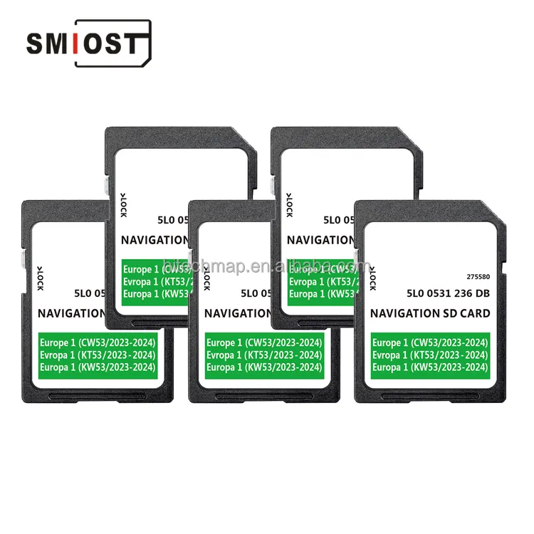 ของแท้ Navi Gps นำทาง Sd Mib 2 2021แผนที่การ์ดสำหรับ Skoda Mib1