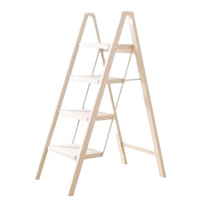 <b>Folding</b> A Frame <b>Ladder</b> 4 <b>Steps</b> Portable Indoor Outdoor Use Lightweight Aluminum <b>Step</b> <b>Ladder</b> - Product Image 5