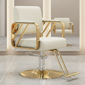 Fauteuil de Coiffure Hydraulique Rotatif Moderne de Luxe Léger, Vente en Gros Usine, Équipement de Coiffure Très Demandé, Chaise de Coiffage - Product Image 6