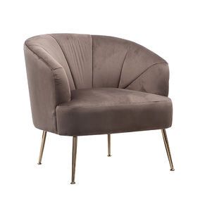 Tessuto moderno in velluto colorato Design reale con <span class=keywords><strong>poltrona</strong></span> con <span class=keywords><strong>gambe</strong></span> dorate - Product Image 4