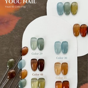 Kit de vernis à ongles en gel <span class=keywords><strong>YOUC</strong></span> 60 couleurs, vernis à ongles en gel UV longue durée, sans HEMA, pour salon et manucure DIY - Product Image 4