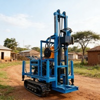 Foreuse Diesel Portable Professionnelle 22-35 CV avec Pompe Hydraulique et Boîte de Vitesses Premium - Profondeur Max. 200 m - Foreuse de Puits d'Eau Fiable