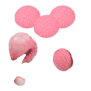 Balle anti-stress sensorielle en TPR pour soulager l'anxiété, jouet à presser en forme de cerveau, pour enfants de 5 à 7 ans, unisexe - Product Image 1