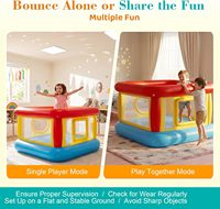 Château gonflable XLAN en PVC, château gonflable pour enfants, château gonflable, taille épaissie et agrandie