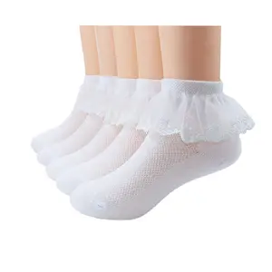 BQ-A 1278 haute qualité fille froufrous chaussettes enfants à volants chaussettes fille dentelle