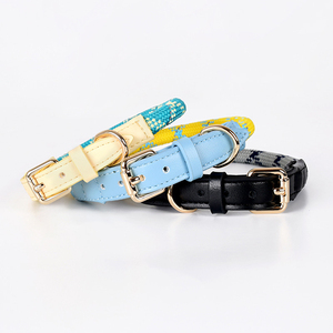 Newest Woven Reflective Nylon <strong>Leather</strong> <strong>Dog</strong> Cat Pet <strong>Collar</strong> - Product Image 1