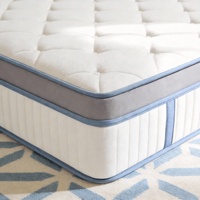 Matelas à ressorts ensachés en mousse, matelas de lit d'hôtel, confort, haute élasticité et bonne résilience, design sans odeur