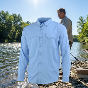 Allibaba Vêtements de marque privée pour homme Chemises de pêche <span class=keywords><strong>anti</strong></span>-<span class=keywords><strong>UV</strong></span> à manches longues personnalisées - Product Image 1