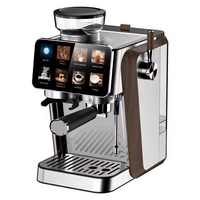 Máquina de Espresso Anbolife de 20 Bares para el Hogar con Molinillo de Granos de Café, Máquina de Café Espresso y Cappuccino Personalizada de Fábrica