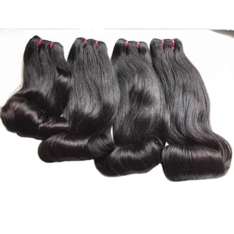 Super Egg Curl 20 inch Virgin Remy Human Hair weft DELUXE HAIR