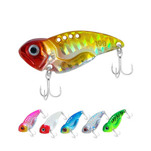 OEM 7g 10g 12g 15g <span class=keywords><strong>Article</strong></span> <span class=keywords><strong>De</strong></span> Peche Offre Spéciale 3D YEUX Métal Dur Vibrations Vib Lame Leurre Lame Hardbait - Product Image 1