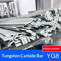 Barre d'outillage de tournage en carbure cémenté d'acier au tungstène YG8, ultra-dur, résistant à l'usure, alliage de 100 mm de long