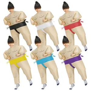 Nhật Bản Inflatable Unisex Sumo Phù Hợp Cho Người Lớn Halloween Polyester Chất Liệu Cho Tất Cả Các Lễ Hội Đảng Quà Tặng