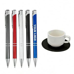 Custom Wholesale Promotional Logo Pen for Business Event <b>Gift</b> Metal Ballpoint Pens Personalized Printing Corporate Use - Product Image 1