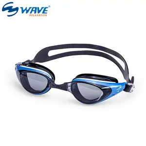 Волнистые цветные силиконовые противотуманные очки для плавания и дайвинга для взрослых