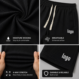 Custom logo Men Gym Short Blank Sports Jogger Swim Beach Man Summer <b>Mesh</b> Short Sweat Shorts <b>Pants</b> for Men Sweat Short - Product Image 3
