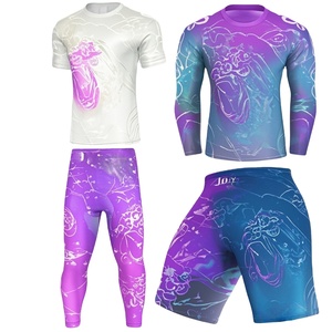 JOYORD Fitness Gym Tops et Leggings Surf Hommes Rash Guard Manches Longues UV Sun Shirts UPF 50 Swim Tee <span class=keywords><strong>Rashguard</strong></span> <span class=keywords><strong>Mma</strong></span> Fabricant - Product Image 4