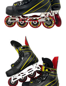 Ruedas de Patines de Hockey sobre Hielo en Línea Profesionales de PU SHR Doble de Alta Resistencia para Interiores y Exteriores, Nuevas, OEM - Product Image 3