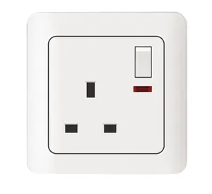 Pared UK + interruptores de la UE y tomas de luz USB para hogares banda cubierta eléctrica controlador de velocidad de ventilador eléctrico de la placa de