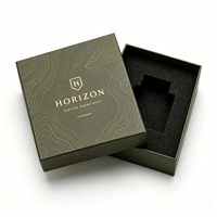Caja de Papel Personalizada con Forro de Espuma, Contenedor de Accesorios de Alta Gama, Impresión OEM, para Empaque de Collares, Pendientes y Mercancía