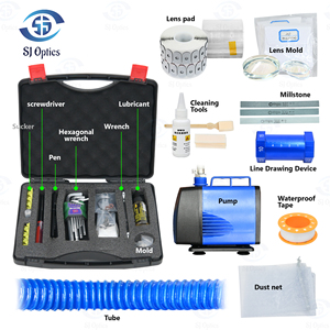 SJ optik optik SE-1200 otomatik optik Lens düzeltici 3D tam desensiz otomatik Edger tarayıcı ile - Product Image 3