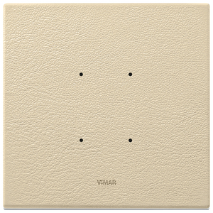 Vimar Cream Leather Wall <b>Plate</b> 18 In X 14.1 In For <b>Switches</b> - Product Image 1