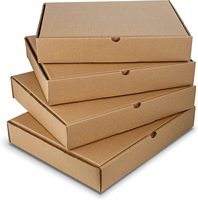 Boîte en carton ondulé 15x15x5 vide, économique, pour livraison de pizza, emballage alimentaire, boîte en carton pour pizza