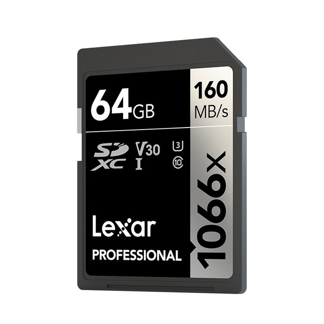 Wholesale Lexar SILVER Professional 1066x SDXC UHS-I Memory Card 64GB 128GB 256GB V30 Speed up to 160MB/s for 4K Video Recording