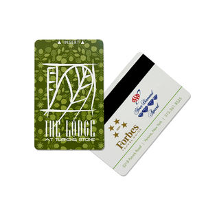 Tarjeta de PVC personalizada con puntos de membresía y banda magnética dorada/plateada - Product Image 4