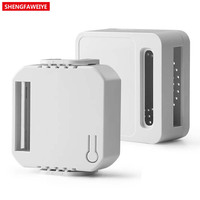 Boîtier de commutation intelligent sans fil mini 46*46*20mm, boîtier de jonction WiFi IP54 en ABS, modèle A22C, surface sablée