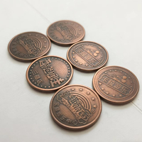 Jetons personnalisés en bronze antique pour machines d'arcade avec prise en charge de la langue anglaise - Pièces métalliques