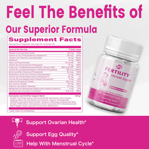 ผลิตภัณฑ์เสริมอาหารเพื่อการเจริญพันธุ์สำหรับผู้หญิงยี่ห้อ Haccp OEM - Product Image 2