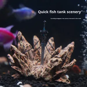 อุปกรณ์ตกแต่งตู้<span class=keywords><strong>ปลา</strong></span> ชุดหินประดับตกแต่งตู้ปลา พร้อมต้นไม้น้ำ <span class=keywords><strong>ค</strong></span>รบชุด - Product Image 5